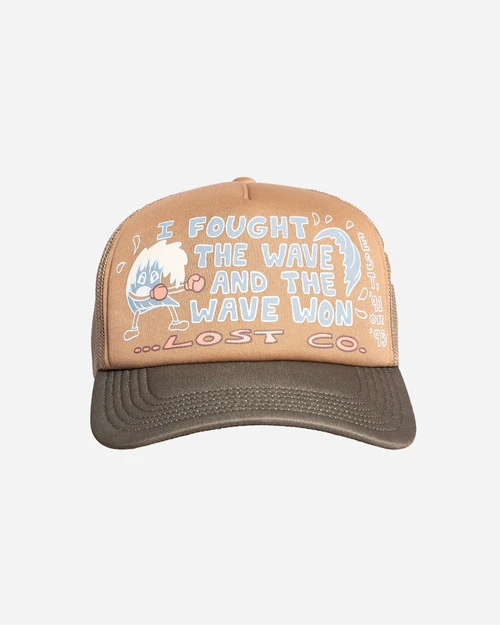 LOST CLOTHING WAVE FIGHTER TRUCKER HAT(10900779)