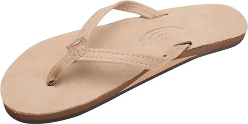 RAINBOW SINGLE LAYER ARCH NARROW STRAP SANDALS (301ALTSN-SRBR-L)