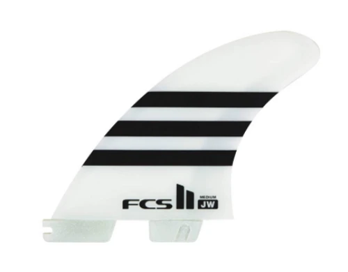 FCS II JW PC LARGE BLACK/WHITE FINS(FJWL-PC03-LG-TS-R)