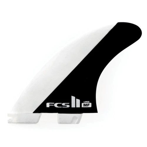 FCS II GROM MF PC BLACK/WHITE TRI FINS (FMFG-PC01-GM-TS-R)