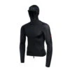 FLORENCE MARINE X LONG SLEEVE HOODED RASHGUARD(FMSS00030-BLK)