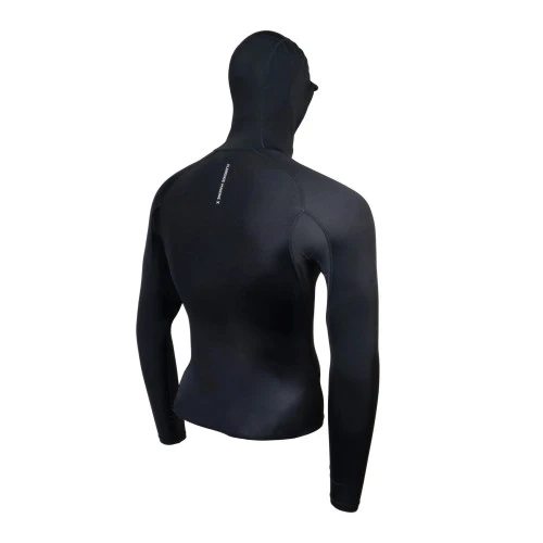 FLORENCE MARINE X LONG SLEEVE HOODED RASHGUARD(FMSS00030-BLK) - Image 2