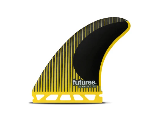 FUTURES P8 BLACKSTIX THRUSTER - YELLOW LARGE (4678-468-00)