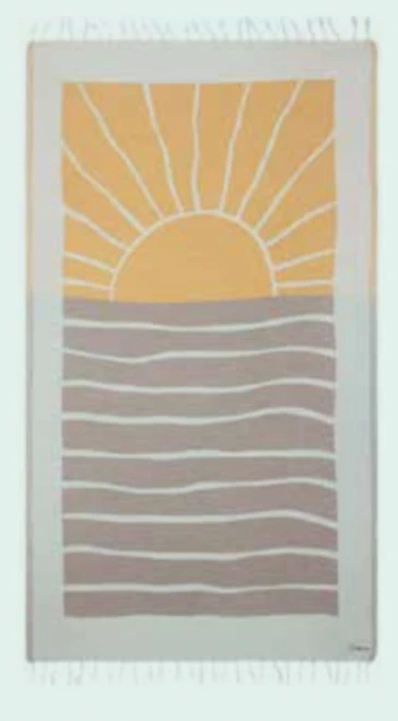 SAND CLOUD EARTH TOWEL (WSS22TOW004NATRG)
