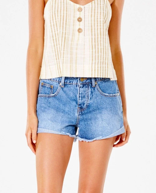 Rip Curl RIPCURL AMY DENIM SHORT II IN BLUE ICE - Image 3