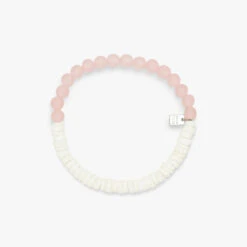 PURA VIDA PUKA SHELL & FROSTED BD BRACEL (36305)